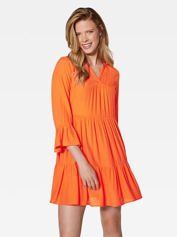Mavi Dress in Orange: front