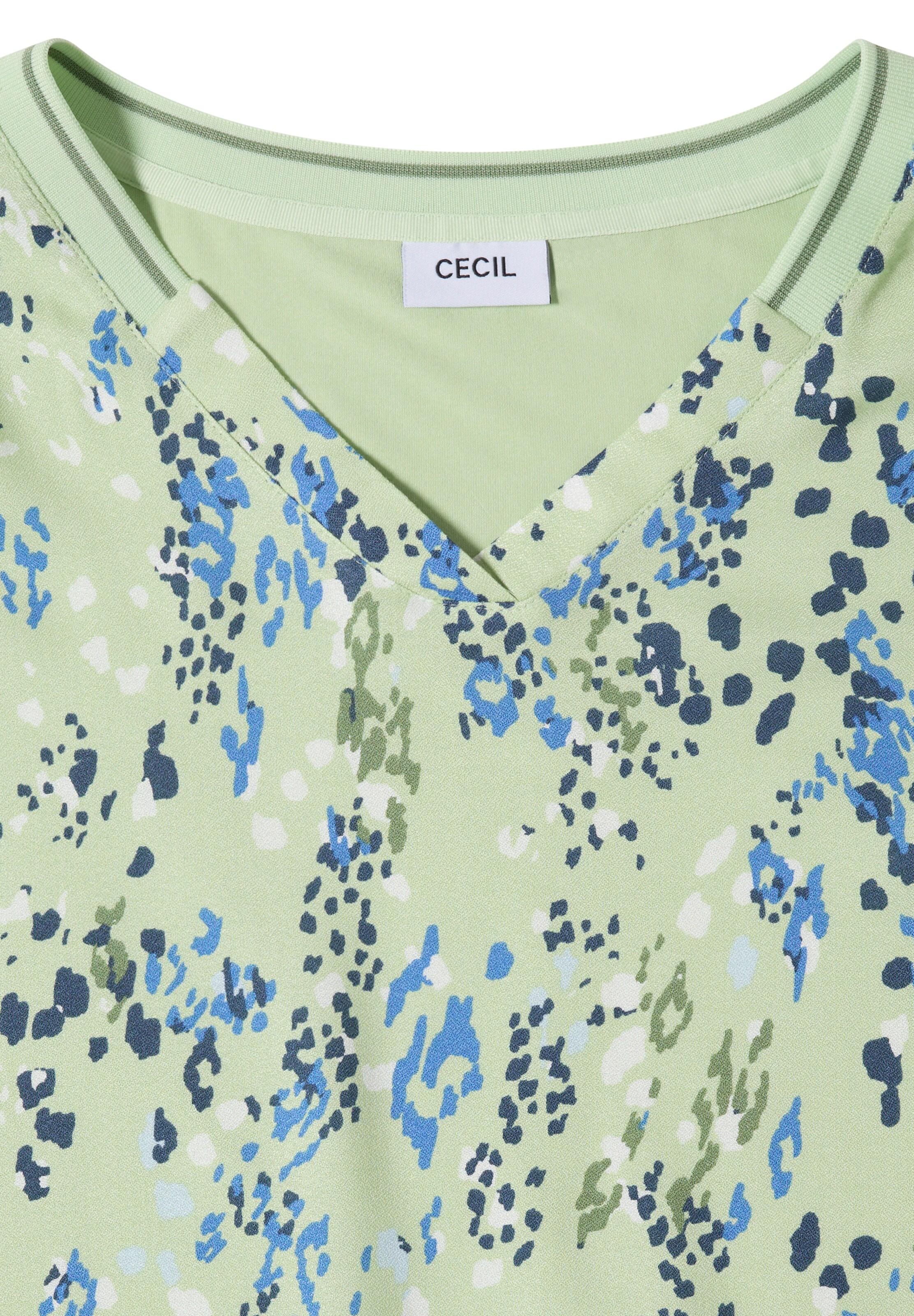 CECIL - Camiseta en verde