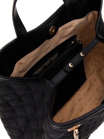 GUESS Handtasche 'Giully Ii Large 2 In 1 Tote'‌‌‌‌‌‌‌ in Schwarz