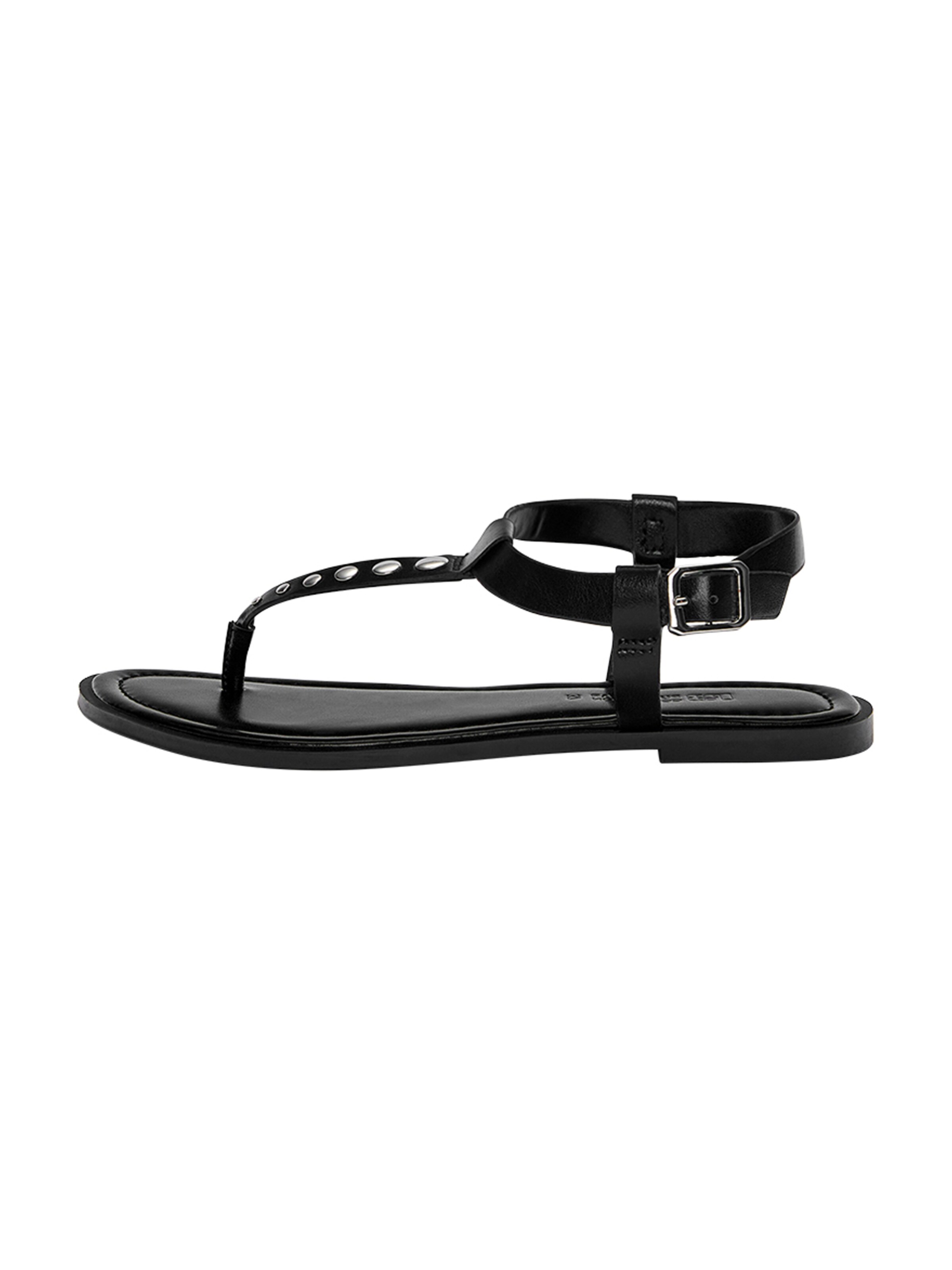 Pull&Bear T-Bar Sandals in Black