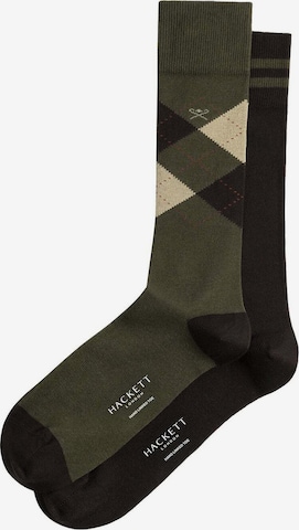 Hackett London Socks 'Argyle' in Green: front