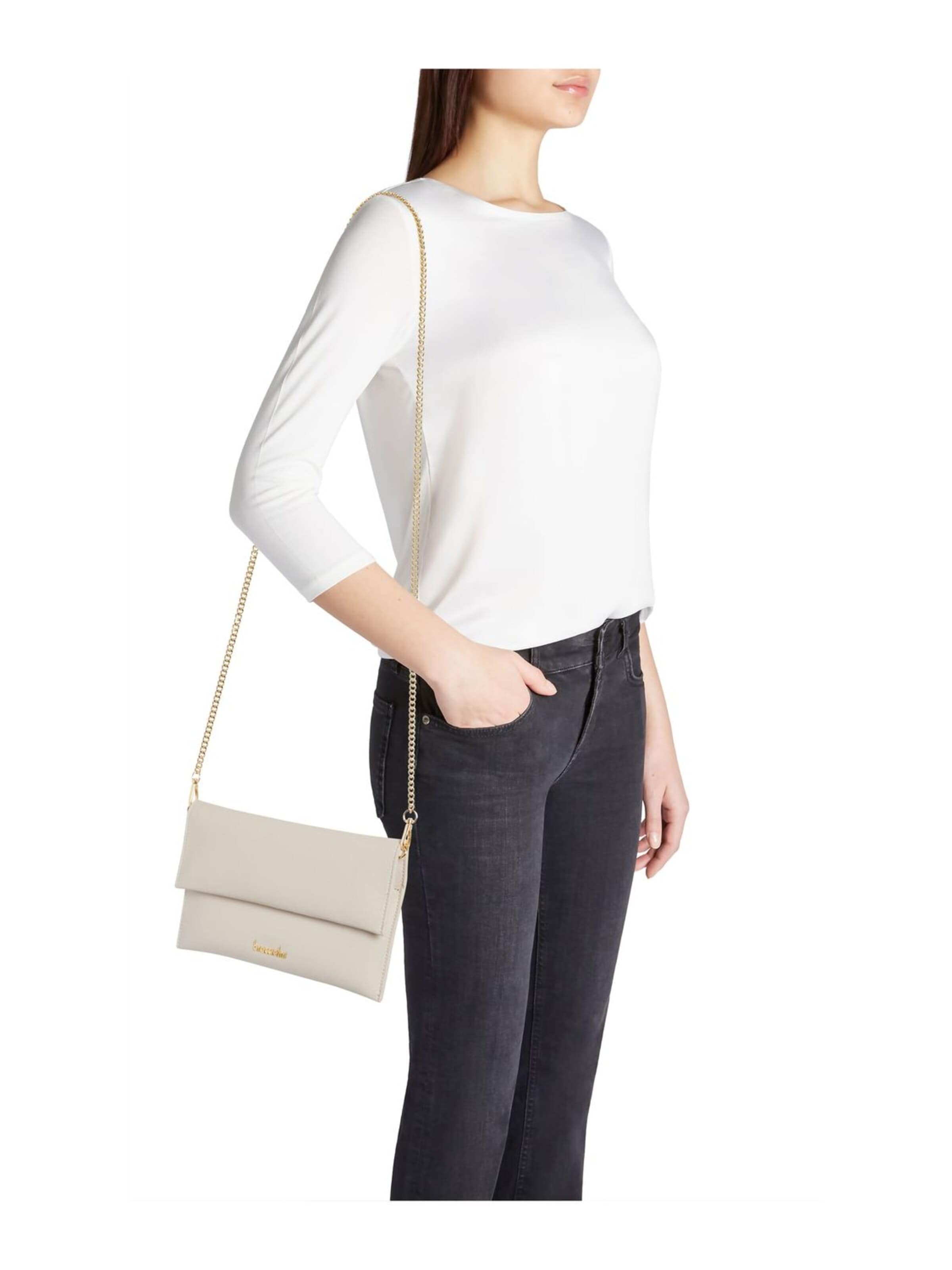 Poche ventrale 'Jinny Leather' Braccialini en beige