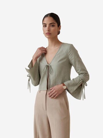 My fashion - Blusa em verde: frente