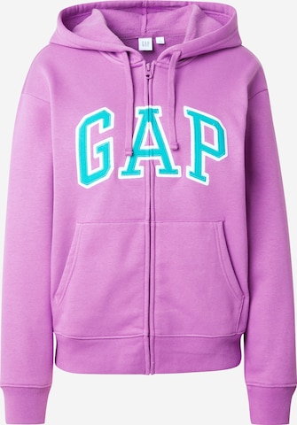 Veste de survêtement 'HERITAGE' GAP en violet : devant