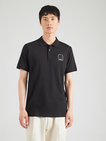 T-Shirt Karl Lagerfeld en noir : devant