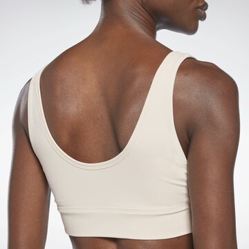 Bustier Soutien-gorge de sport Reebok en beige