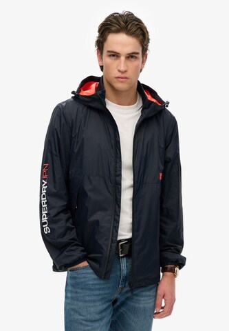 Superdry Tussenparka in Blauw