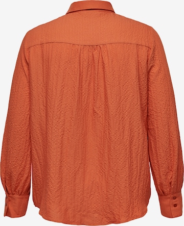 ONLY Carmakoma Bluse in Orange