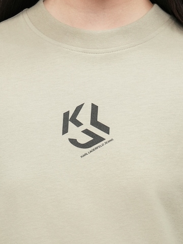KARL LAGERFELD JEANS Koszulka w kolorze zielony