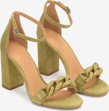 Kazar Strap Sandals in Green