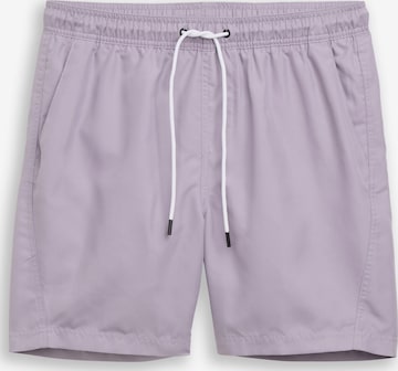 TOM TAILOR DENIM Swimming shorts in Purple: front