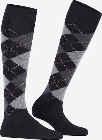 BURLINGTON Over the Knee Socks 'Whitby' in Black: front
