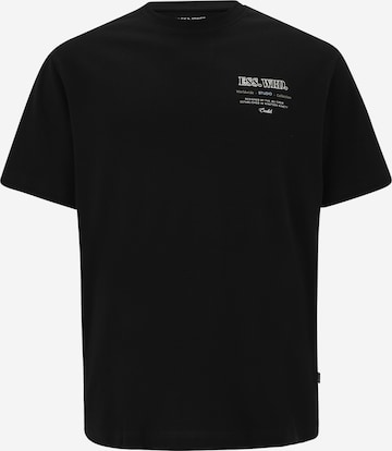 Jack & Jones Plus Футболка 'JJEURBAN EDGE STUDIO' в Черный: спереди