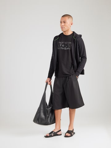 BOSS Shirt 'Globe' in Zwart