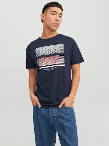 JACK & JONES Shirt 'Brix' in Blauw: voorkant