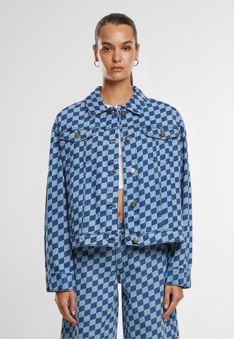 Urban Classics Between-Season Jacket in Blue: front