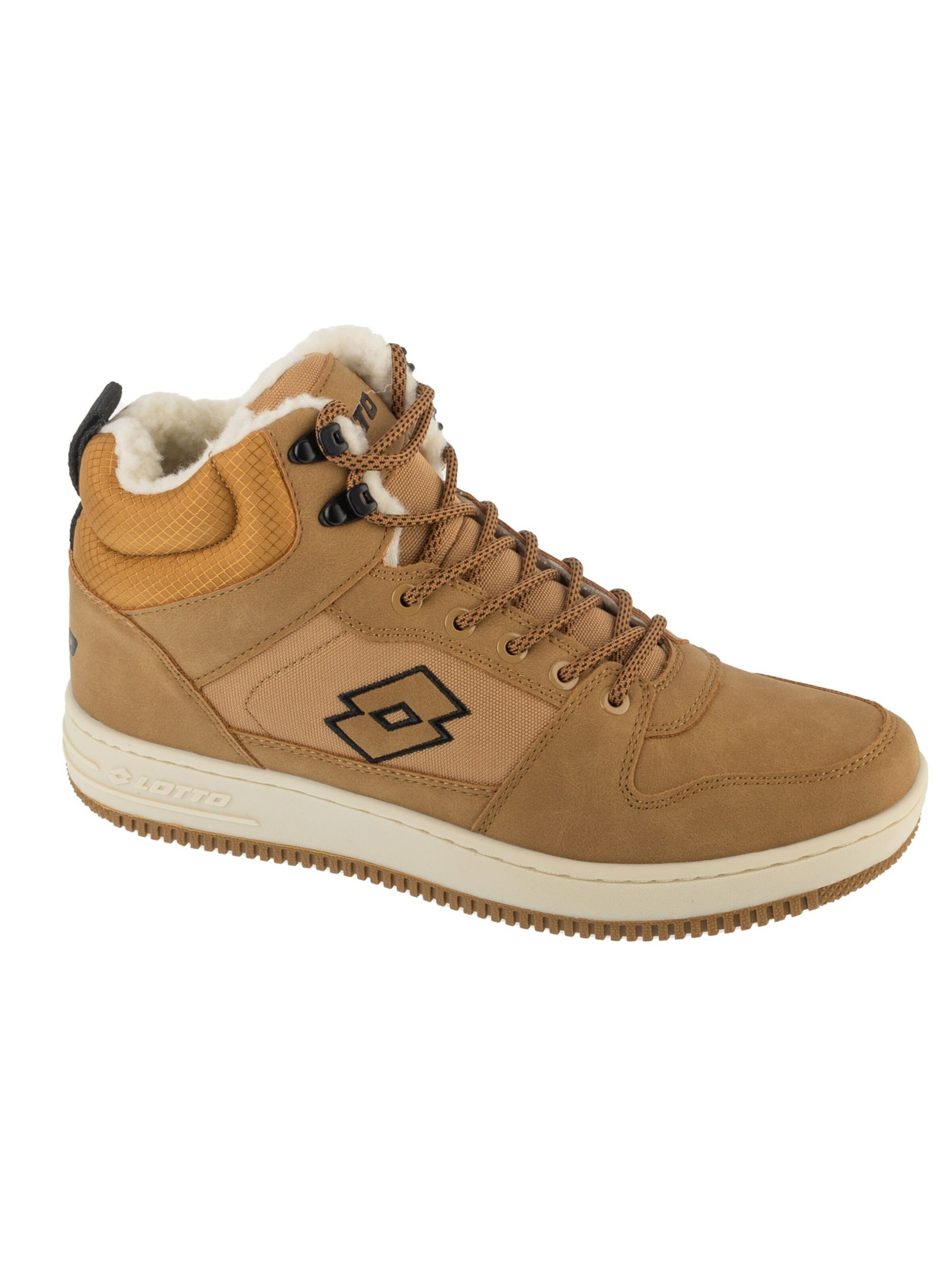 LOTTO Sneakers 'Lotto Prehna Fur' in Brown: front