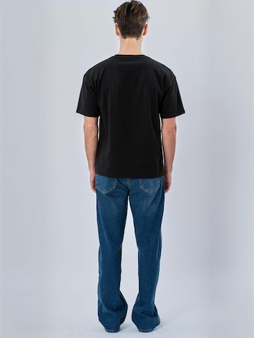 TEESHOPPEN Regular Fit Skjorte ' T-shirts ' i sort