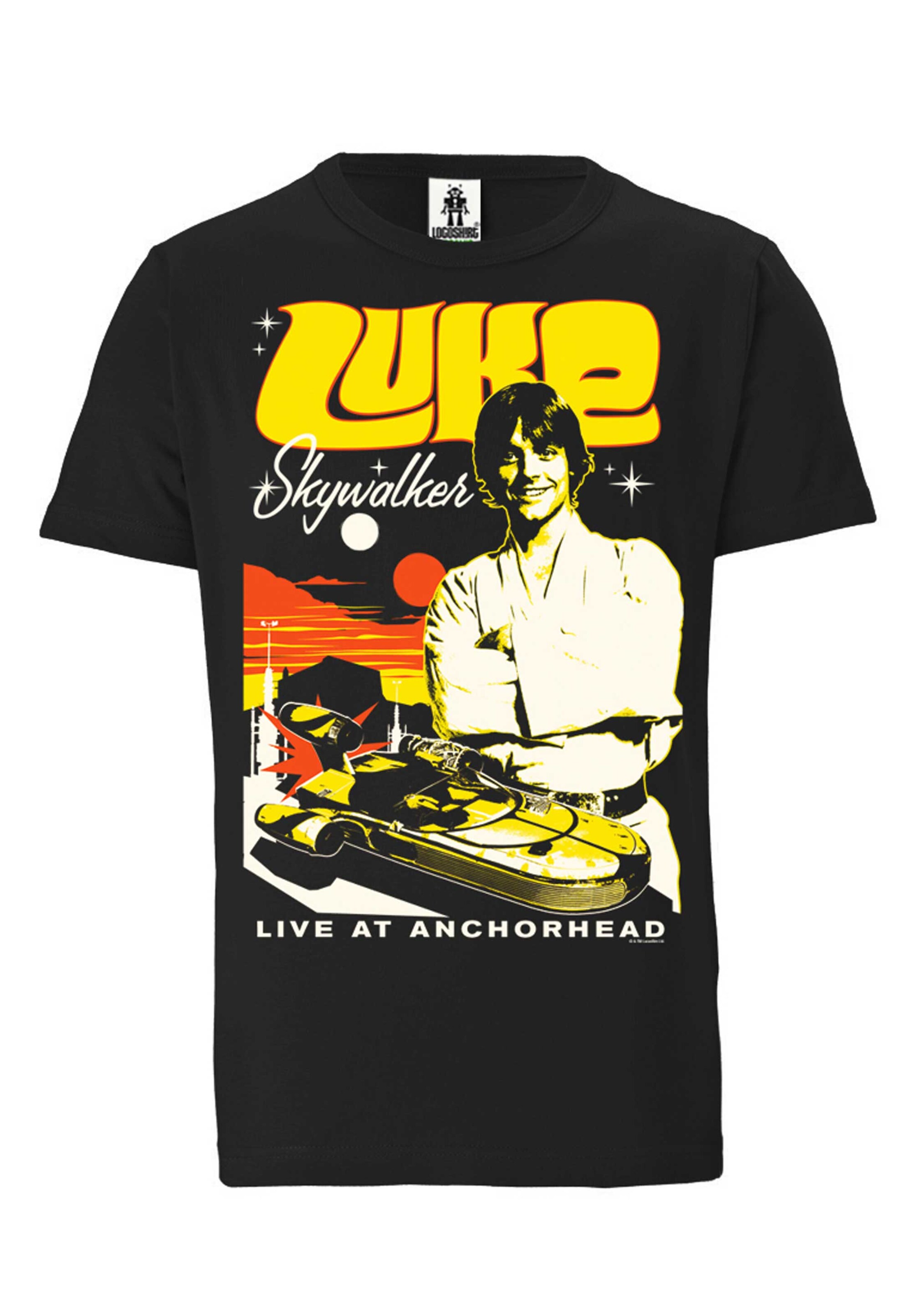 LOGOSHIRT Shirt in Black: front