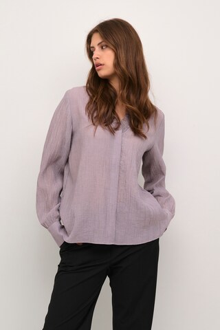 KAREN BY SIMONSEN Blouse 'Nathasja' in Grey: front