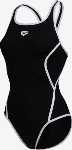 ARENA Bralette Active Swimsuit in Black: front