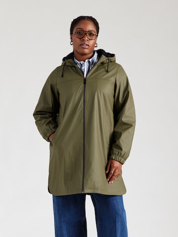 Vero Moda Curve - Abrigo de entretiempo 'VMCasta' en verde: frente