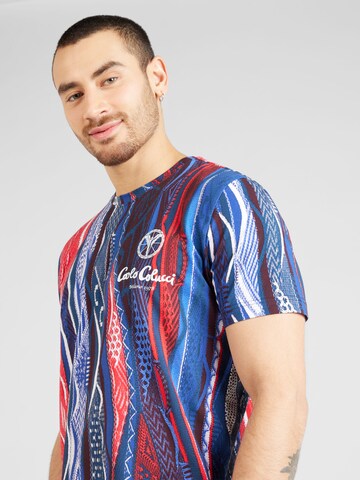 T-Shirt Carlo Colucci en bleu