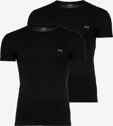 T-Shirt ARMANI EXCHANGE en noir : devant