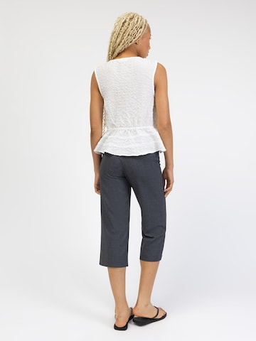 BROKE + SCHÖN Blouse 'Ärmellose Boho Bluse' in White