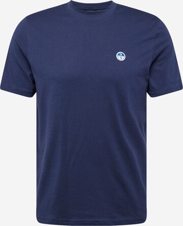 T-Shirt North Sails en bleu : devant