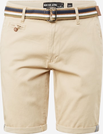 INDICODE JEANS Chino 'Royce' in Beige: voorkant