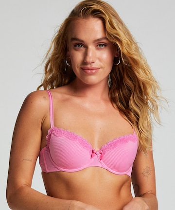 Hunkemöller Balconette Bra 'Lola' in Pink: front