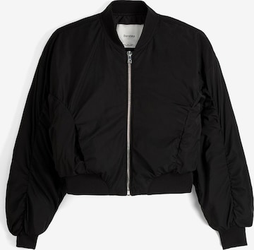 Veste mi-saison Bershka en noir : devant