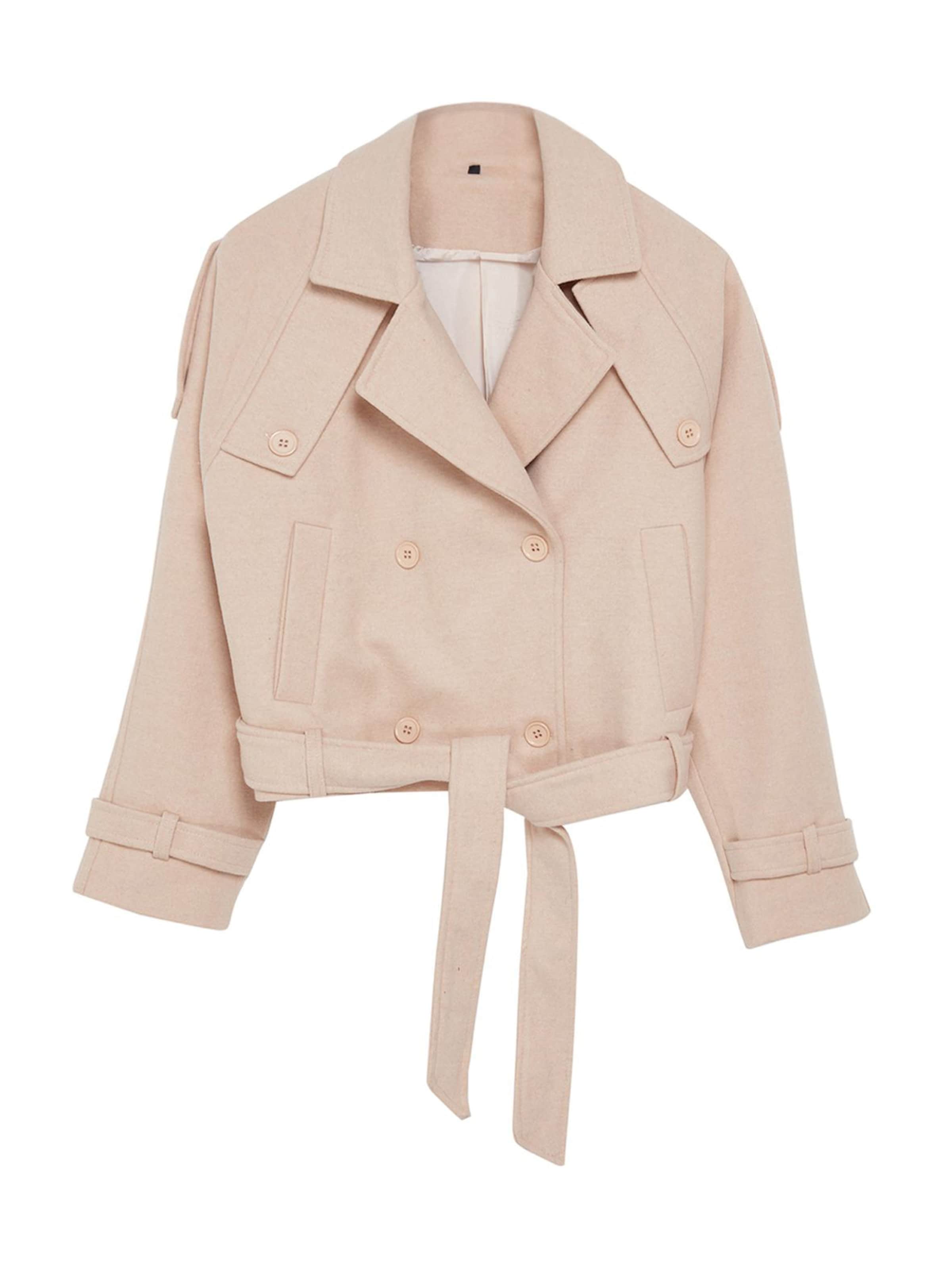 Trendyol Tussenjas in Bruin: voorkant