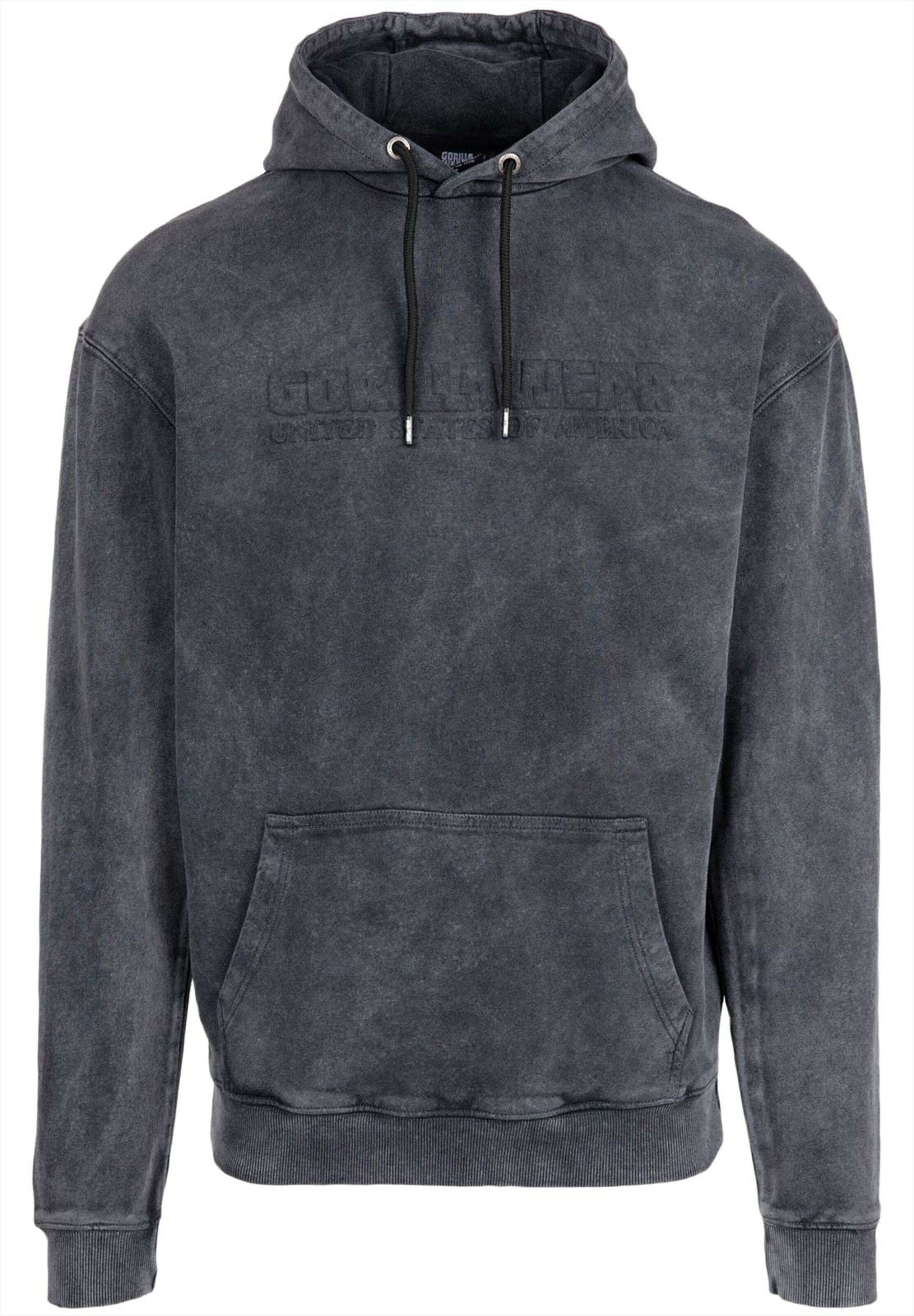 Felpa sportiva 'Crowley ' di Gorilla Wear in grigio: frontale