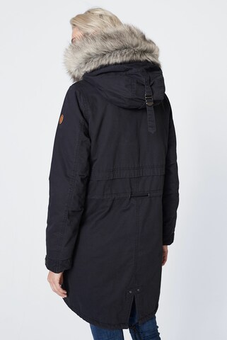 Harlem Soul Between-Seasons Parka 'Clau-Dia' in Black