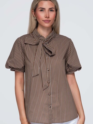 Ombre - Blusa en marrón