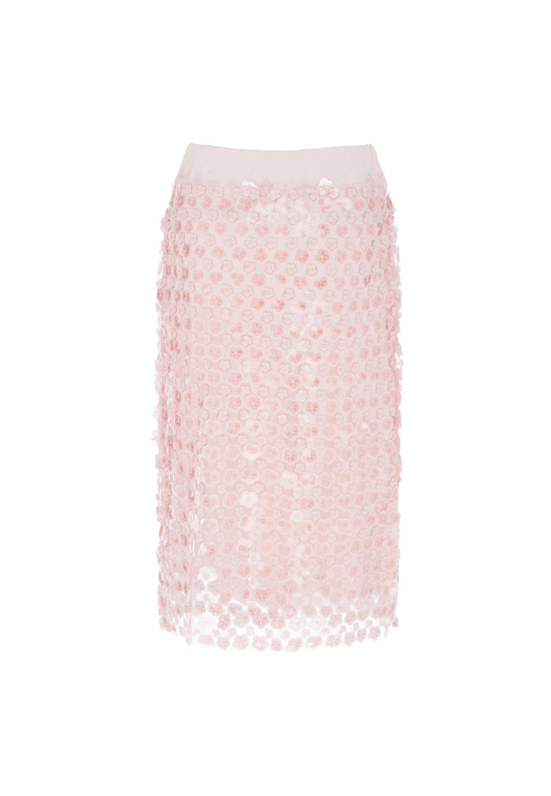 Jupe faina en rose