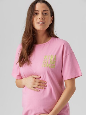 MAMALICIOUS T-Shirt 'Ferida' in Pink