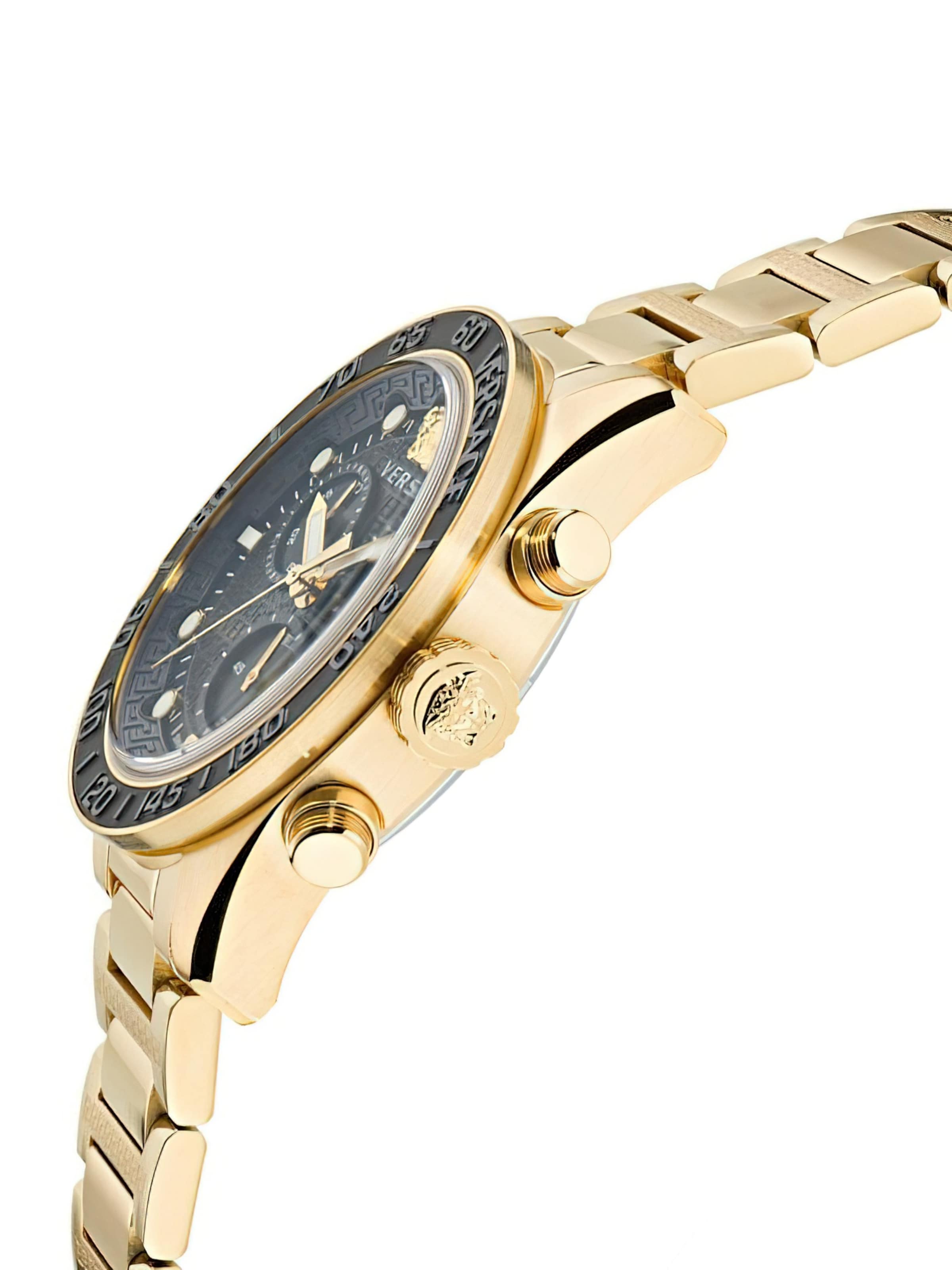 VERSACE Analoog horloge in Goud
