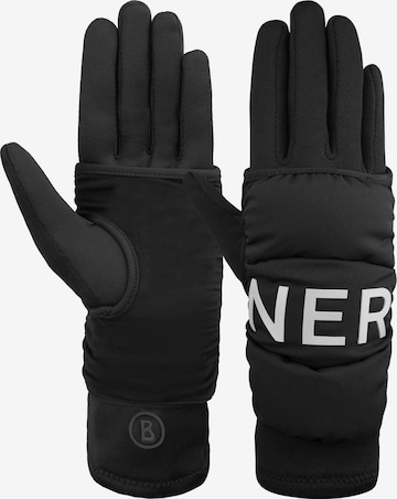 BOGNER Full Finger Gloves in Black: front