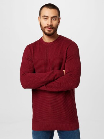 TOM TAILOR Sweater in Red: front