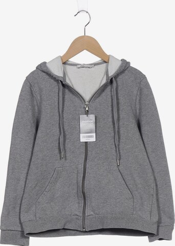 hessnatur Sweatshirt & Zip-Up Hoodie in S in Grey: front