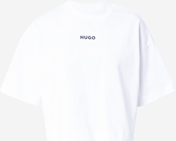 balts HUGO T-Krekls 'Daylora': no priekšpuses
