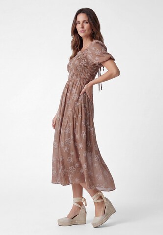 Robe Usha en marron