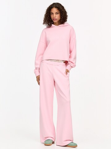 Wide leg Pantaloni di Pull&Bear in rosa