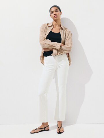 MANGO Regular Jeans 'SIENNA' in Wit
