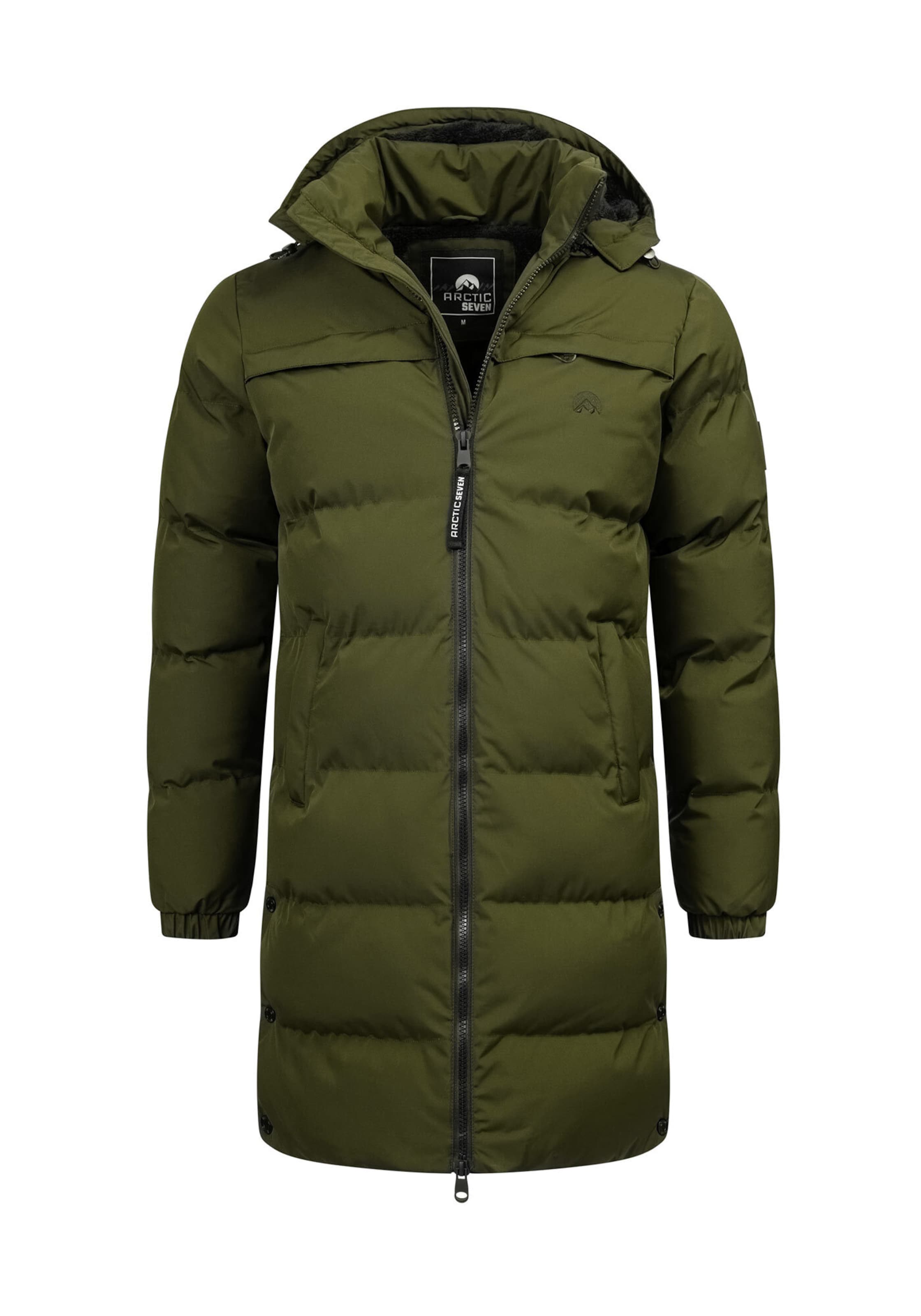 Arctic Seven Winter parka in Green: front