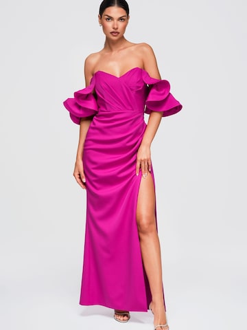 Ombre Abendkleid‌‌‌‌‌‌‌ in Pink