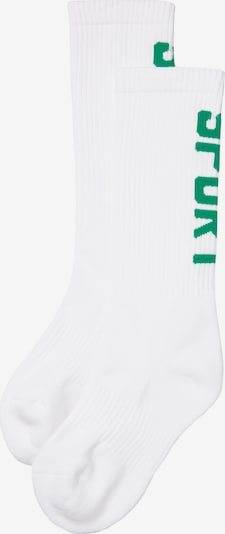 Soccx Athletic Socks in Green / White, Item view